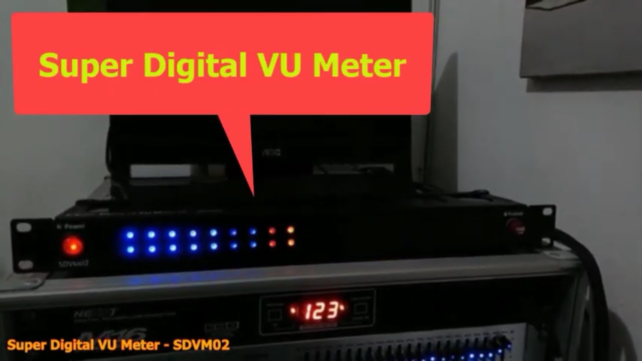 🎧  SUPER DIGITAL VU METER! VU Digital Multi Efeitos e Multi Cores para Celular, TV, Note, Som!
