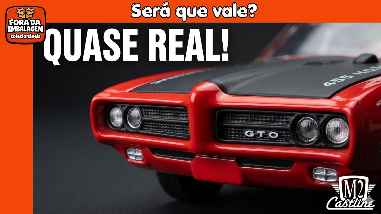 Unboxing Fora da Embalagem: Pontiac GTO 'The Judge' 1969 | A Riqueza de Detalhes da M2
