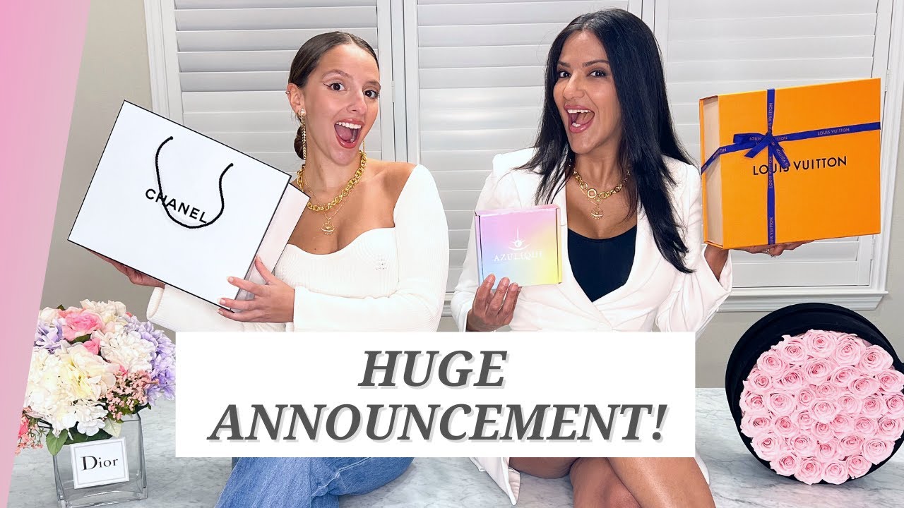 Husband Surprised me with this Louis Vuitton Bag! Chanel Giveaway & HUGE Announcement!!!!!!