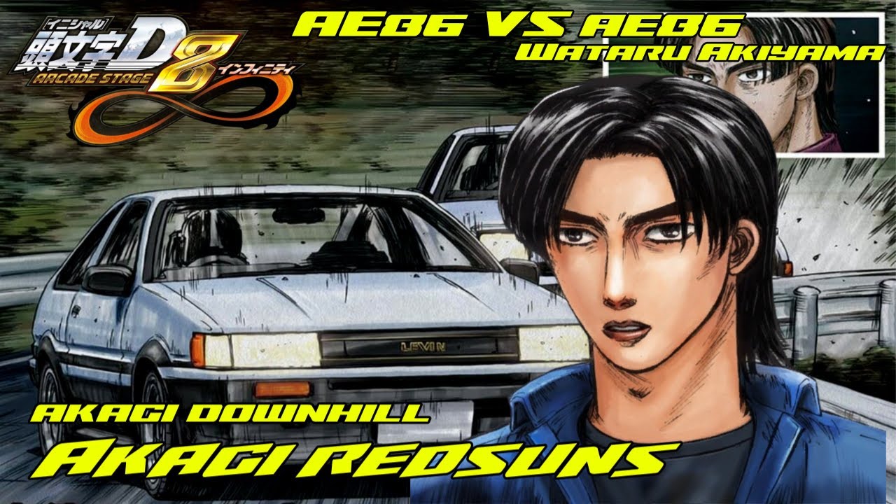 Initial D Arcade Stage 8 | AE86 vs Levin GT Race to Victory