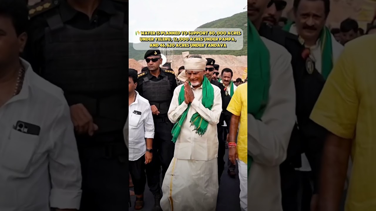 🌊 Polavaram&rsquo;s Big Milestone! Godavari Water Enters North Andhra | What It Means for Vizag 💧#ncbn