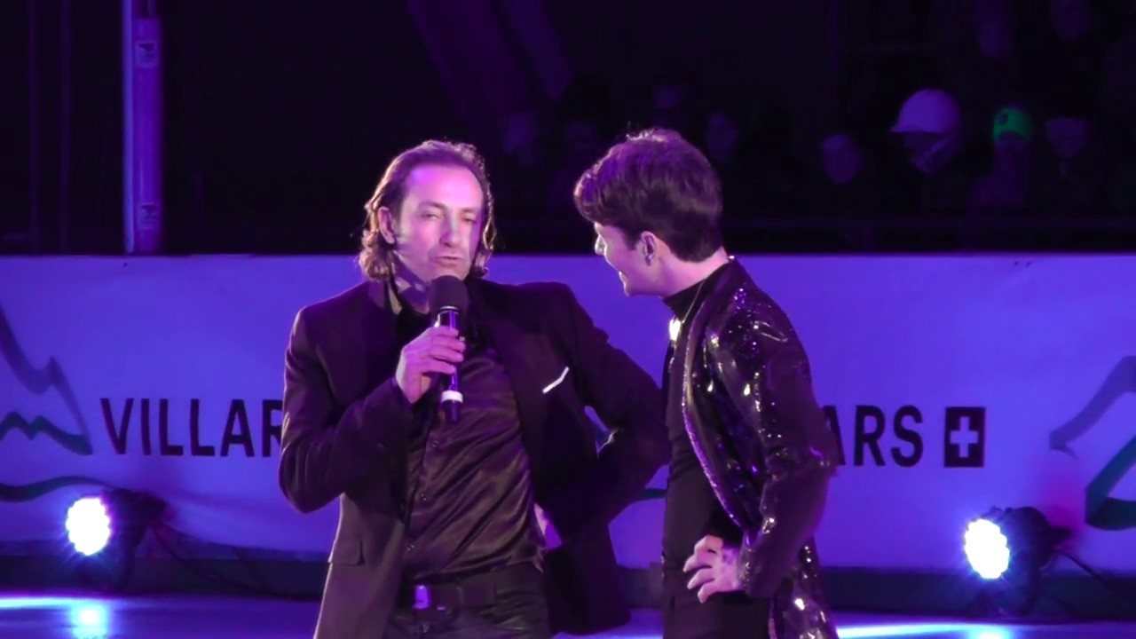Villars on Ice 2017 After S. Lambiel speech → Philippe Candeloro