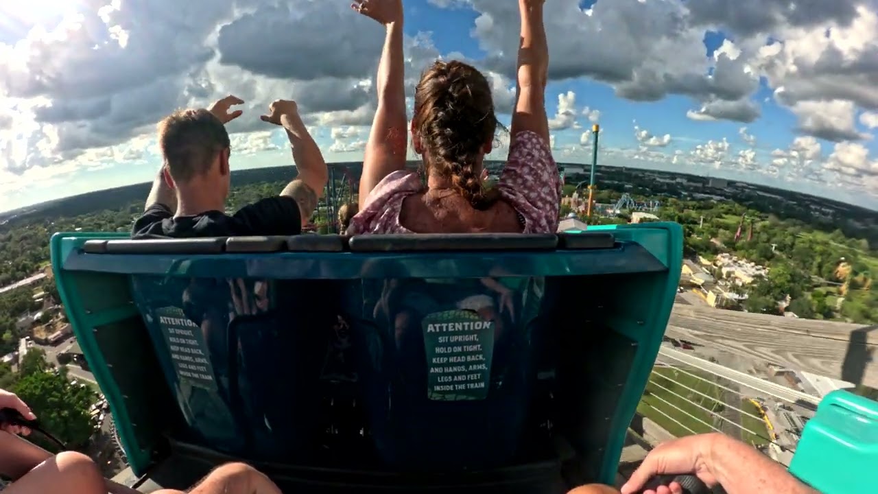 Iron Gwazi / Busch Gardens (POV w/HL) : 8-21-2025