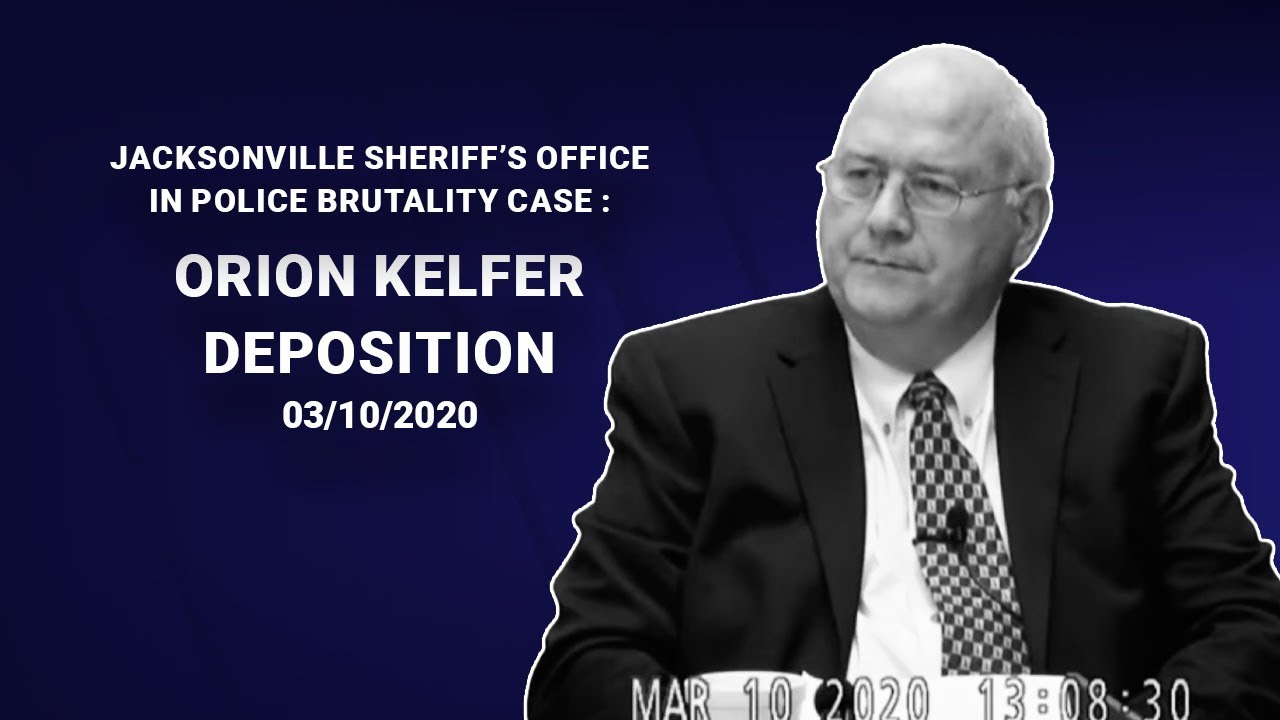 Depositions of Jacksonville Sheriff's Office in Police Brutality Case: JSO Expert Orion Keifer