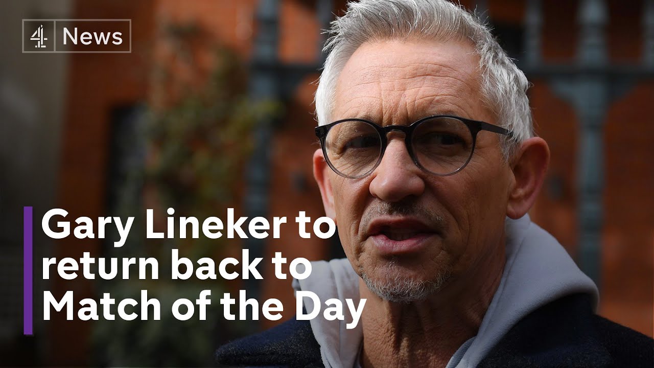 Gary Lineker to return to Match of the Day