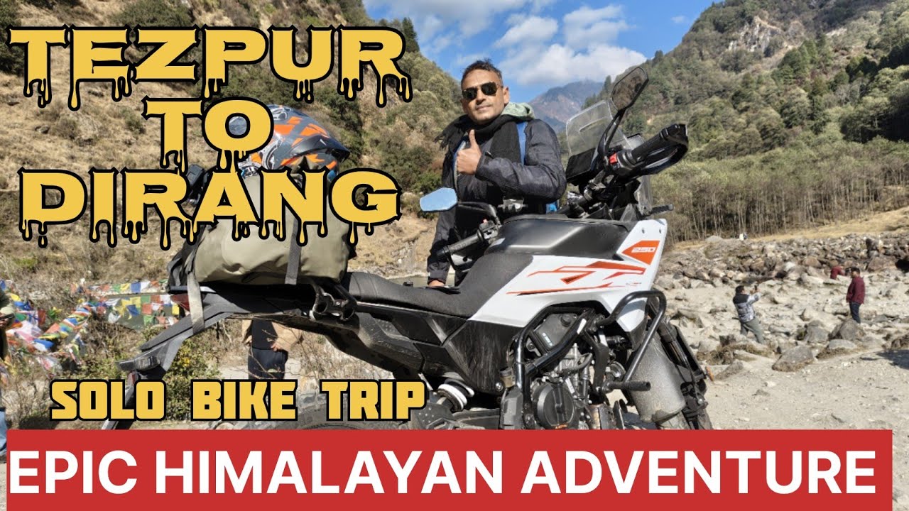 Leaving the Plains Behind-Riding into the Clouds: Tezpur to Dirang Solo Vlog - 2 @travelhunter-B 