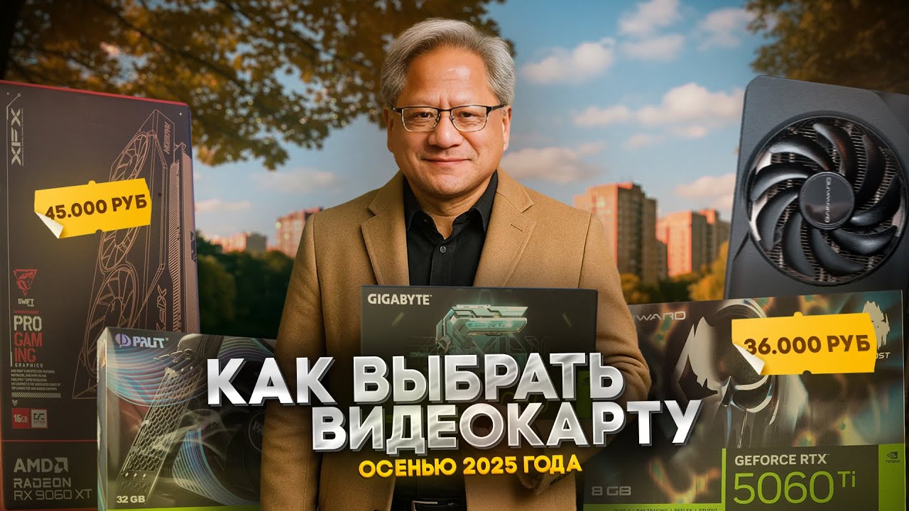 Лучший гайд по выбору видеокарты осенью 2025 года.