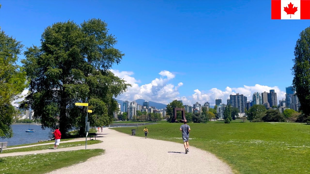 🇨🇦☀️【4K HDR】Vancouver Walk: From Kitsilano Beach to Granville Street (May, 2023)