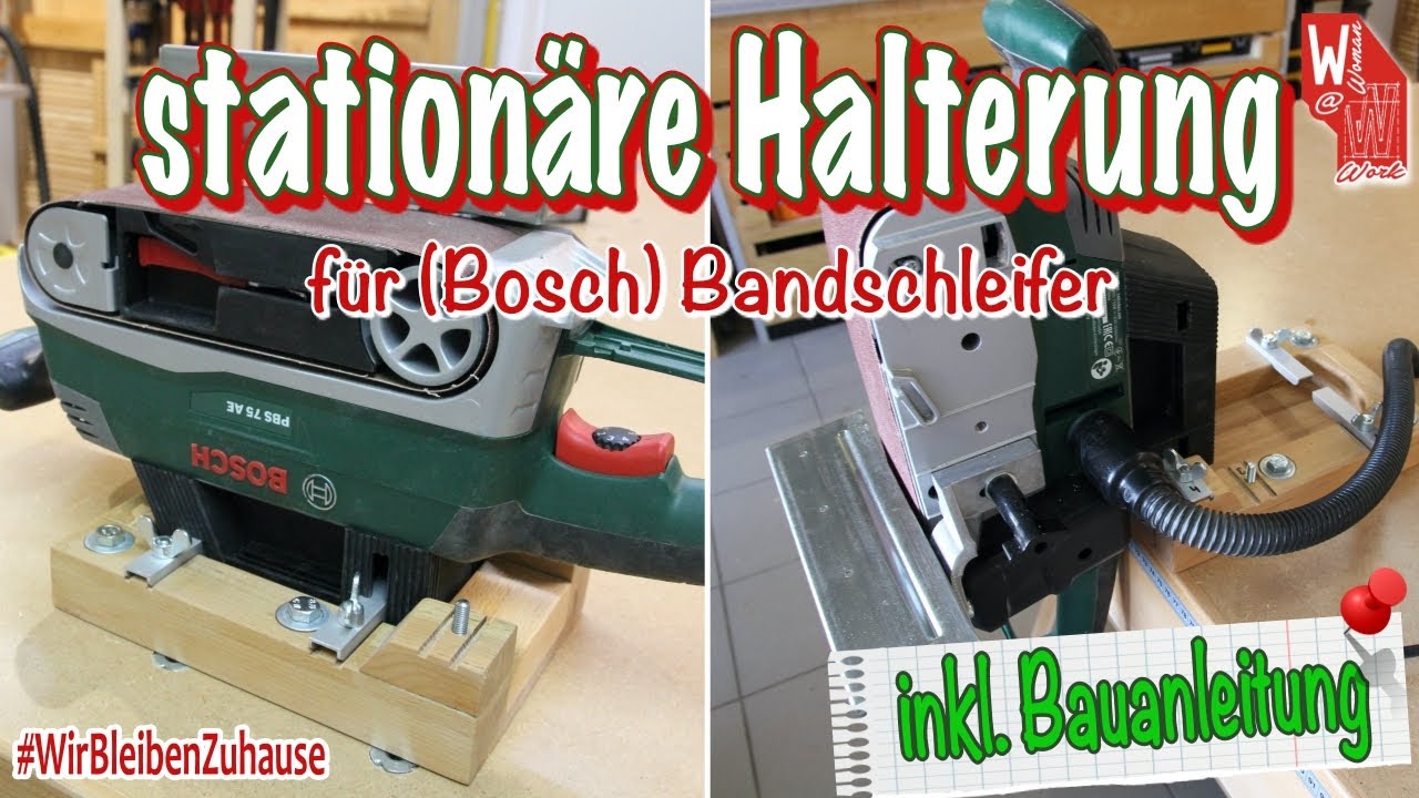 stationäre Halterung für Bandschleifer Bosch PBS 75 AE