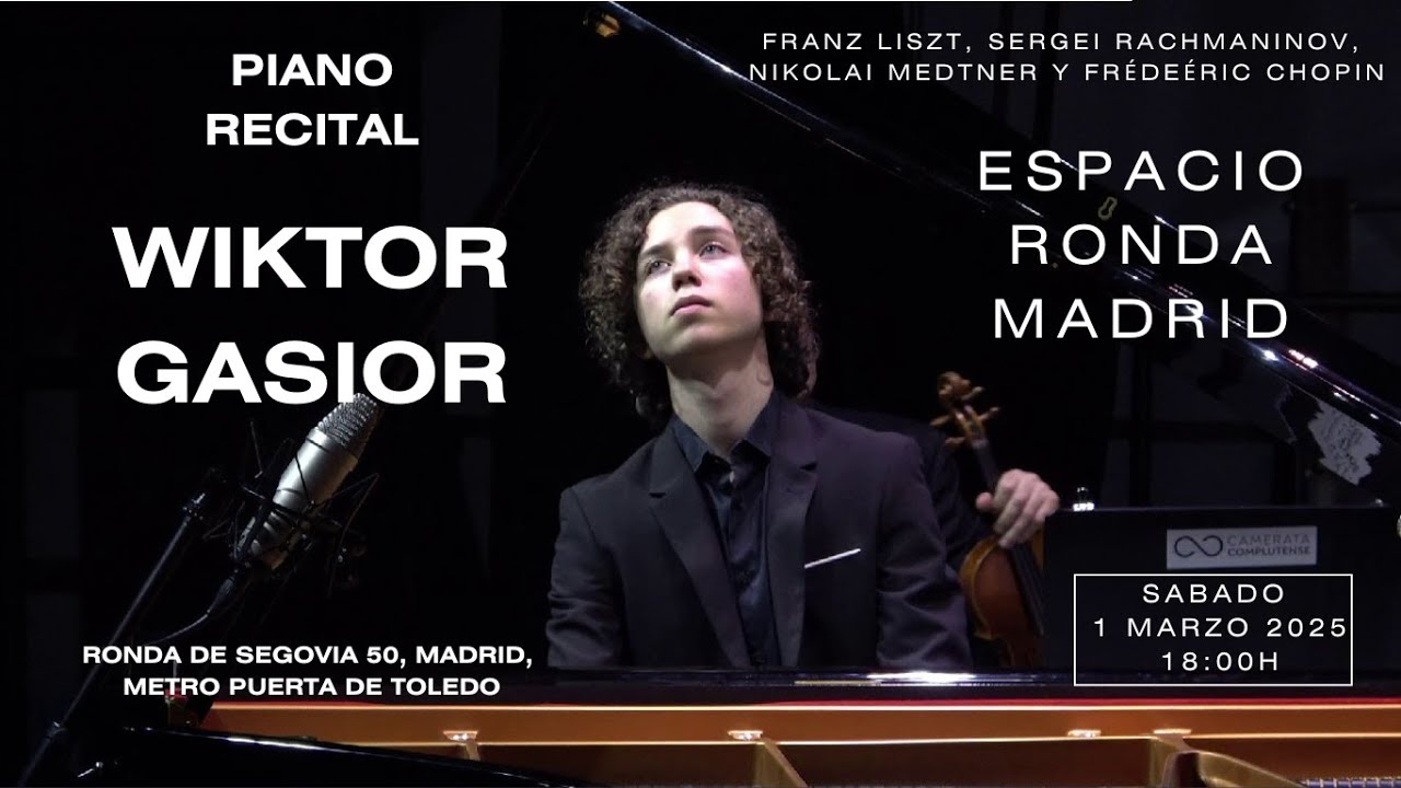 Wiktor Gąsior – Fragmentos de Recital en Espacio Ronda 🎹✨