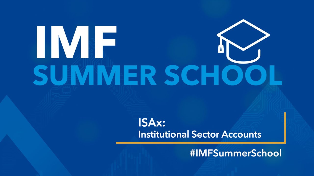 IMF Summer School: Institutional Sector Accounts (ISA)