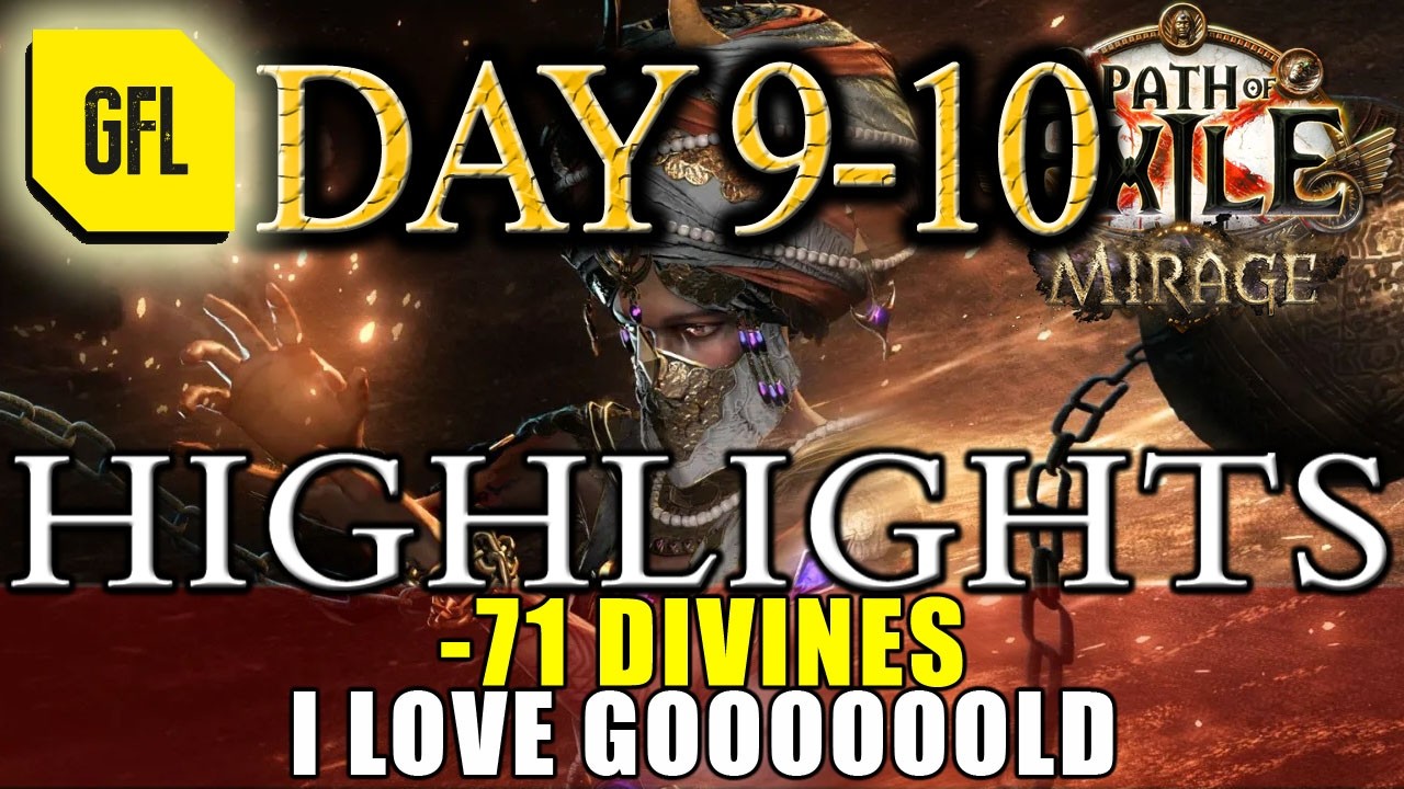 Path of Exile 3.28 Mirage: основные моменты, день #09-10 -71 БОЖЕСТВЕННЫЕ, Я ОБОЖАЮ ЗОЛОТО, НЕОЖИ...