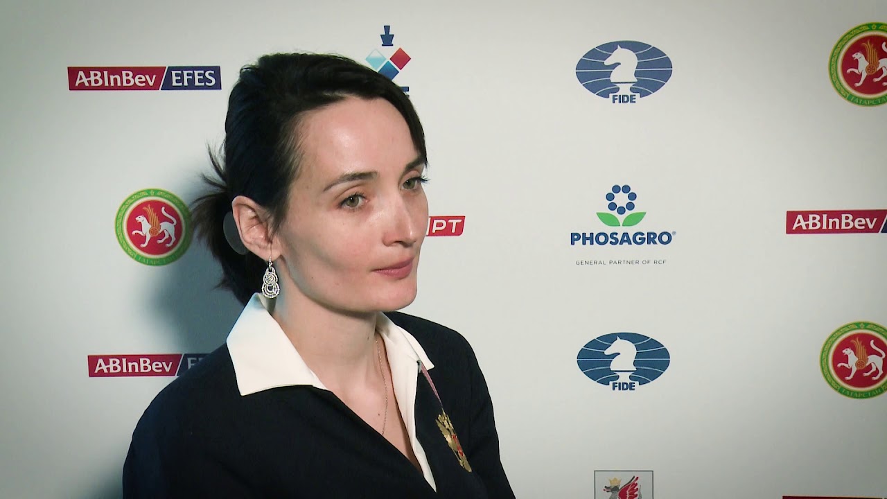 2019 Women's Candidates. Round 5. Interview with Kateryna Lagno.