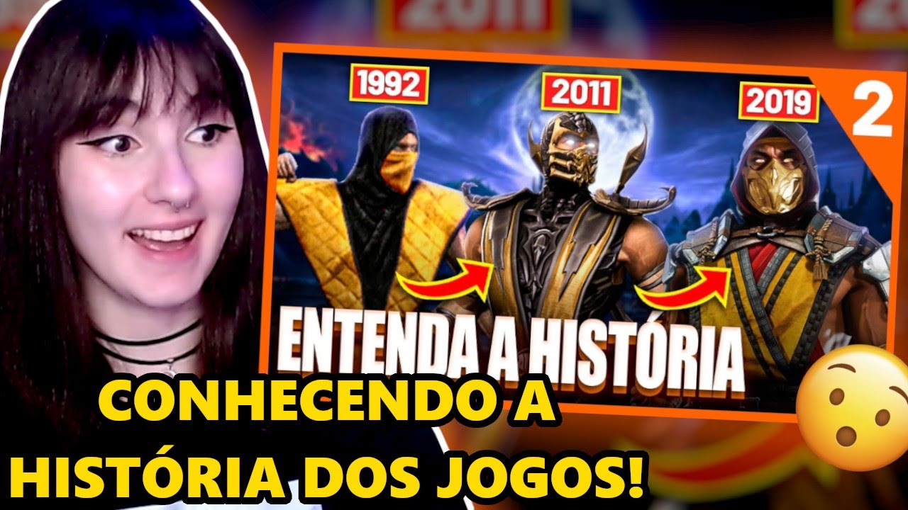 Saga Mortal Kombat | Entenda a História dos GAMES | PT.2 (react Peewee)