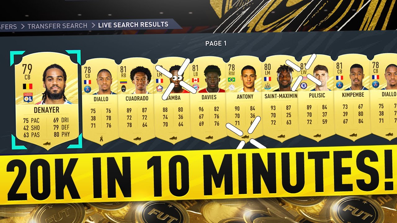 20K PROFIT IN 10 MINUTES! HOW TO MAKE EASY COINS ON FIFA 21! FIFA 21 TRADING TIPS