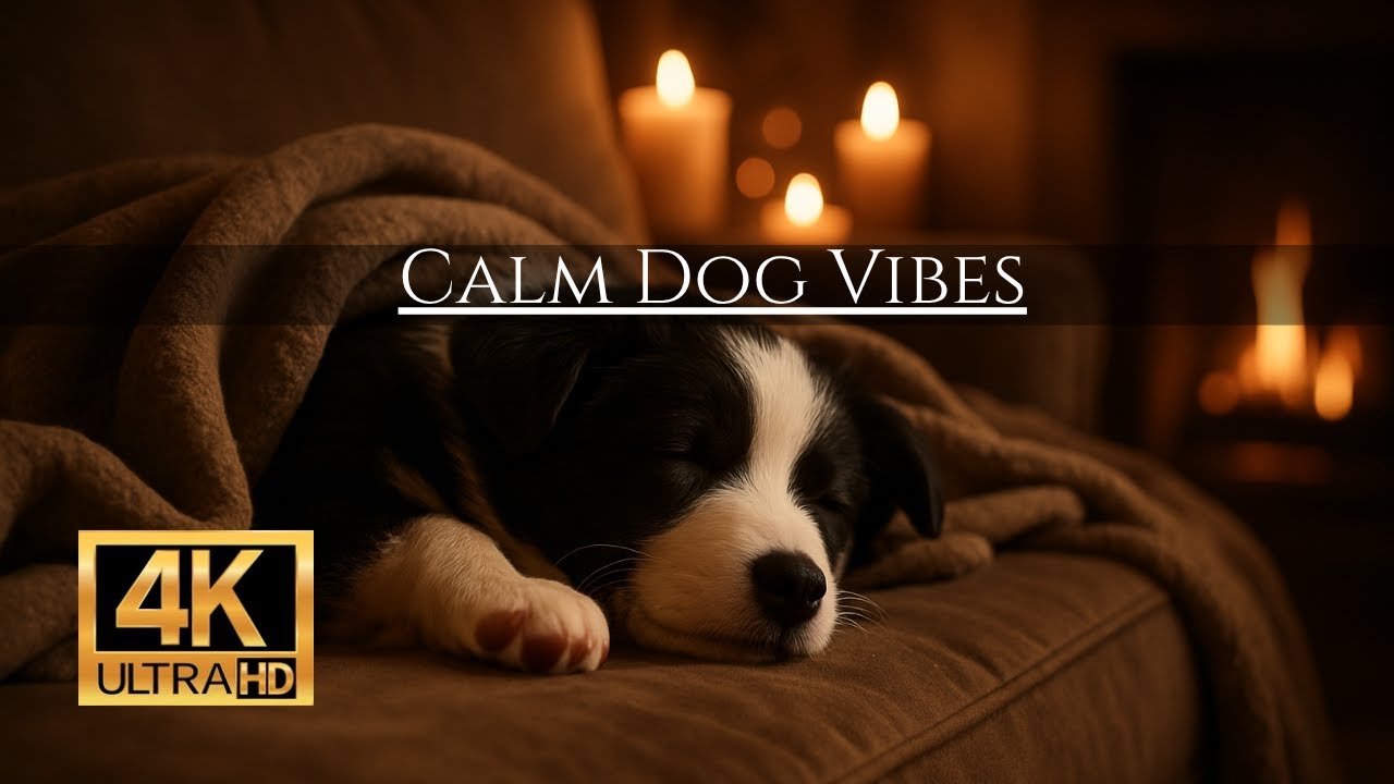 Piano Music That Melts Dog Stress Away 🐕 3 Hours of Relaxation in 4K 🎹💤