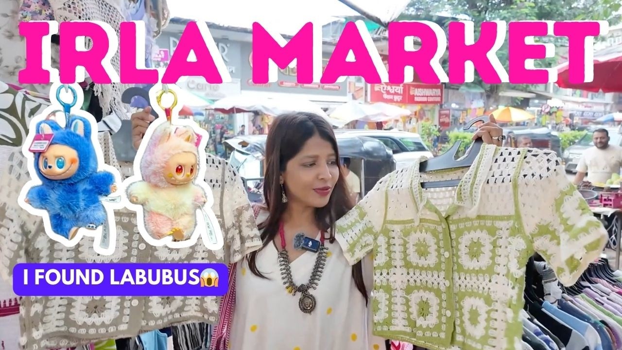 Labubus in Mumbai? 😱 Irla Market Tour 2025 + My Fav Finds (Rain Footwear, Chikankari Kurtas etc)