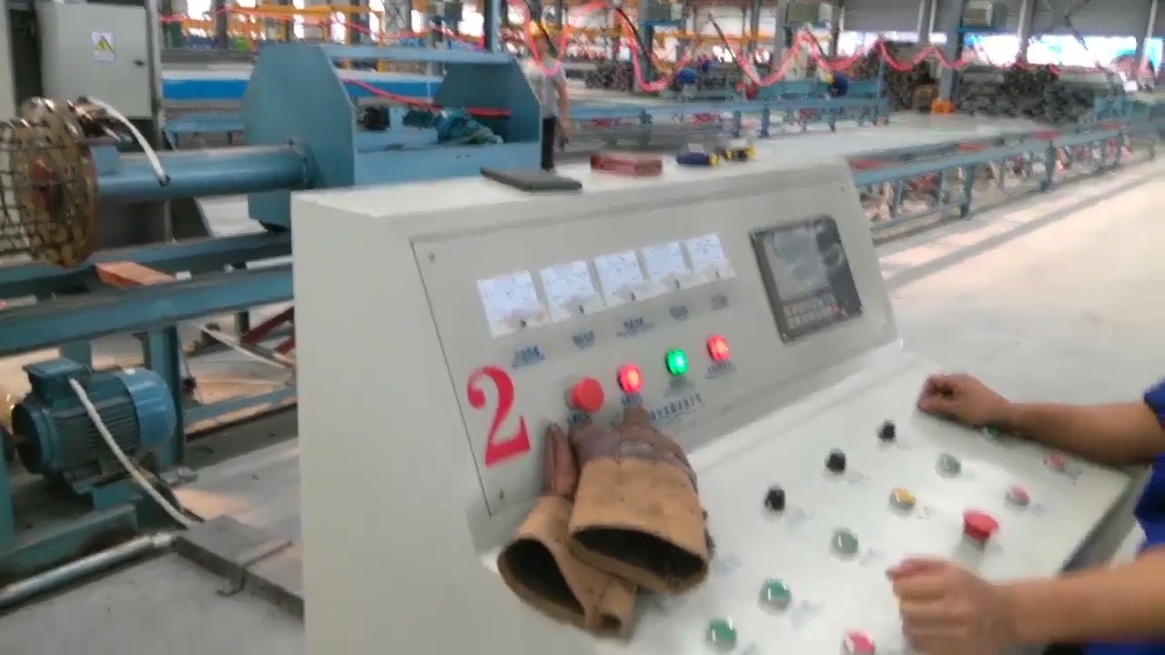 automacit steel bar cutting strigthening machine