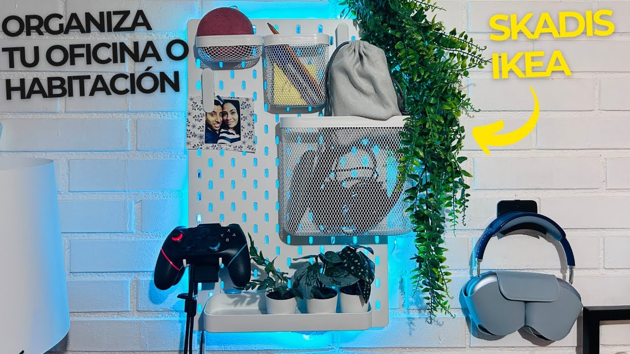 Panel de Pared Perforado IKEA SKÅDIS | Organización, Ideas y Tips de Uso