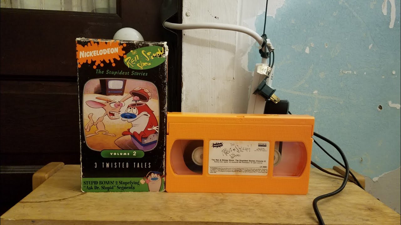 Opening to Ren and Stimpy The Stupidest Stories 1993 VHS