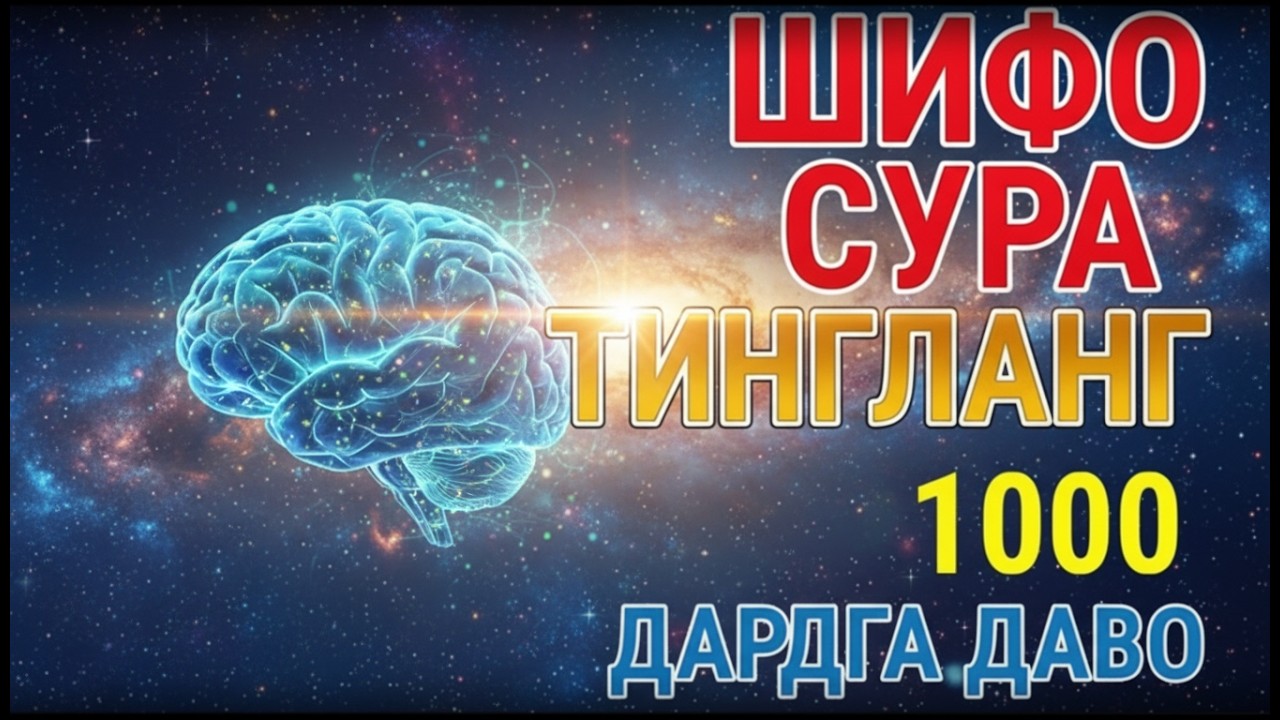 💎 Энг Кучли Шифо Муроттали — Касаллик ва Чарчоққа Қарши Қуръон Ояти
