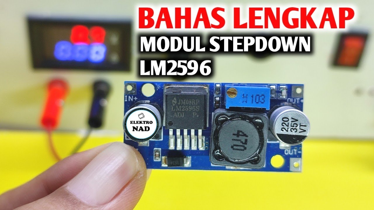 Regulator Adjustable LM2596 step down modul, buck converter DC to DC