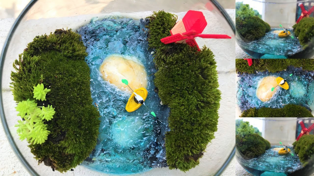Build Terrarium Like A River | Resin Art | River Terrarium | Gem's Life