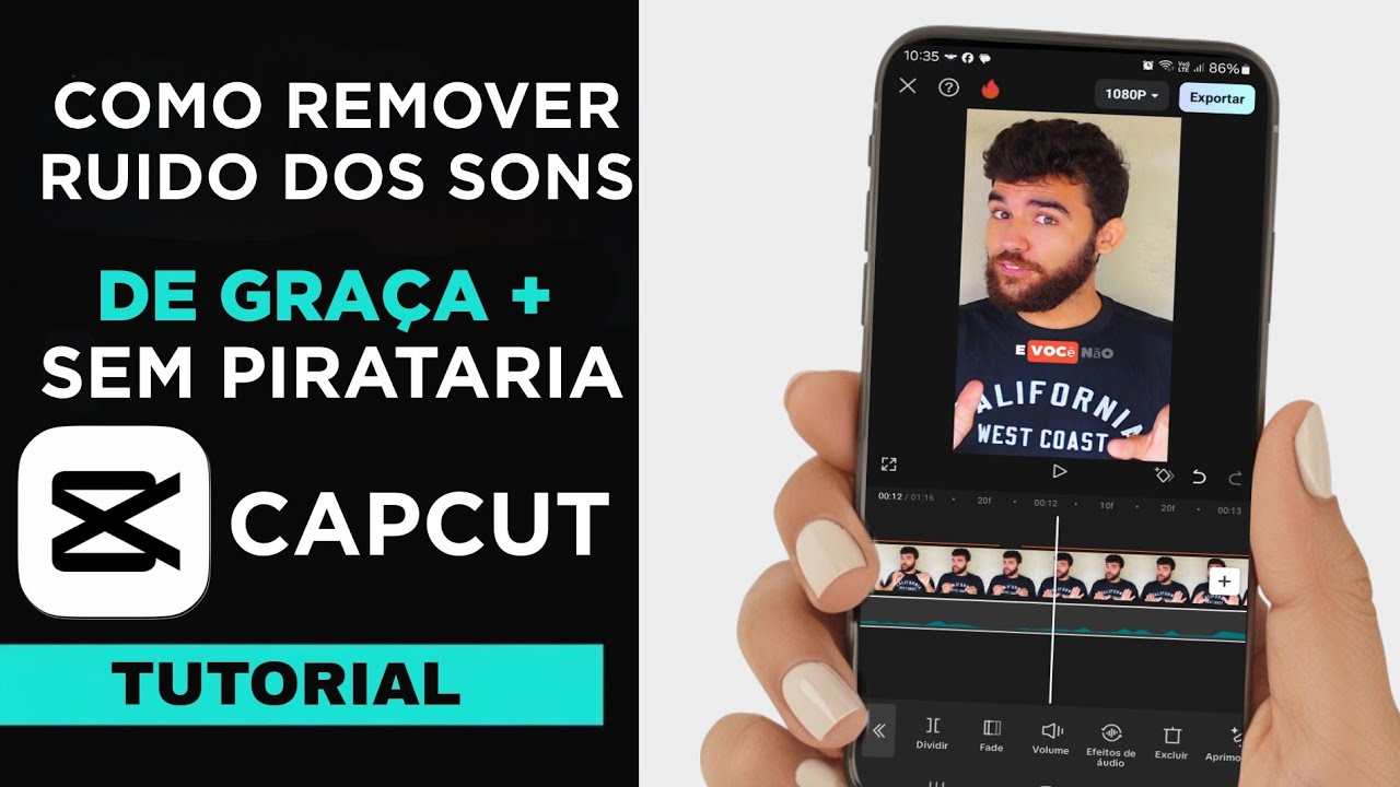 COMO REMOVER RUIDOS NO CAPCUT DE GRAÇA SEM PIRATARIA| Tutorial