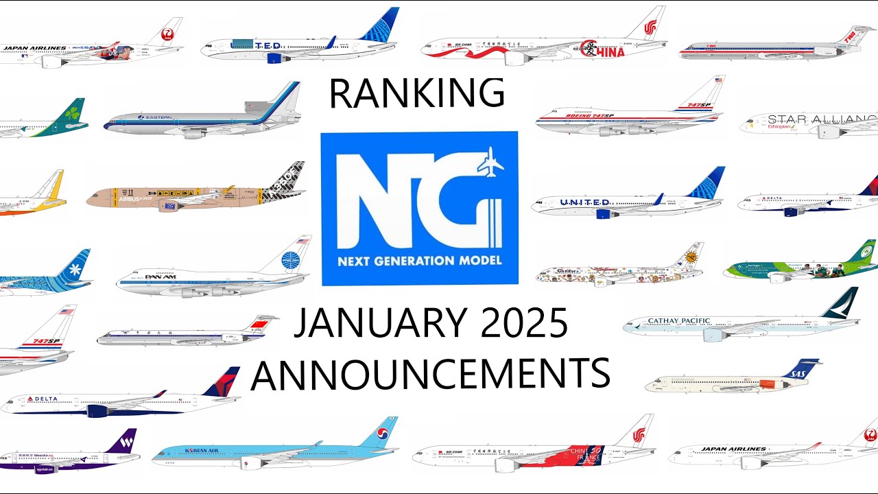 Ranking NG Models January 2025 Announcements