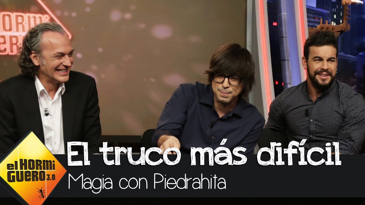 Luis Piedrahita lleva a cabo el truco de magia más difícil de la historia - El hormiguero 3.0