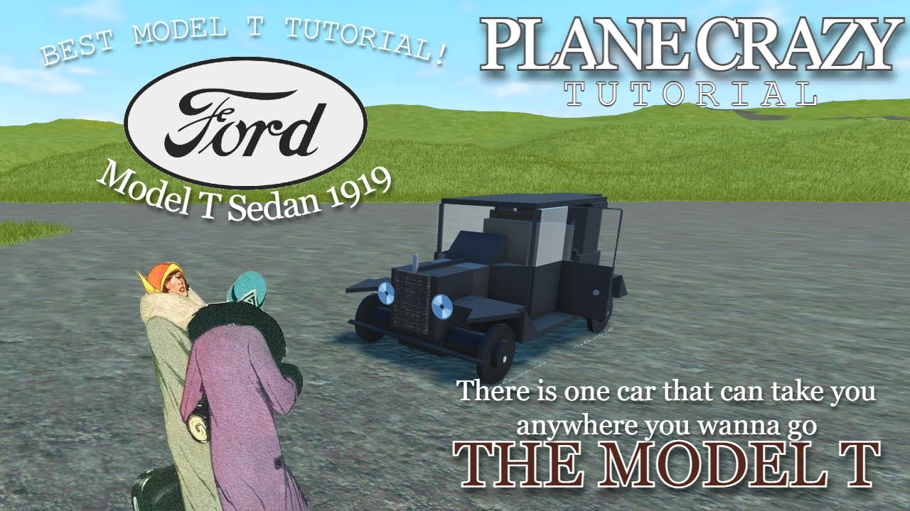 How to Make a FORD MODEL T | Plane Crazy - Tutorial | - ROBLOX