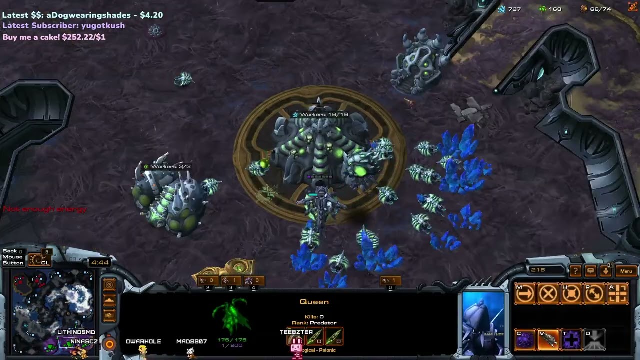 StarCraft 2: ZvP Pylon Super Close Game