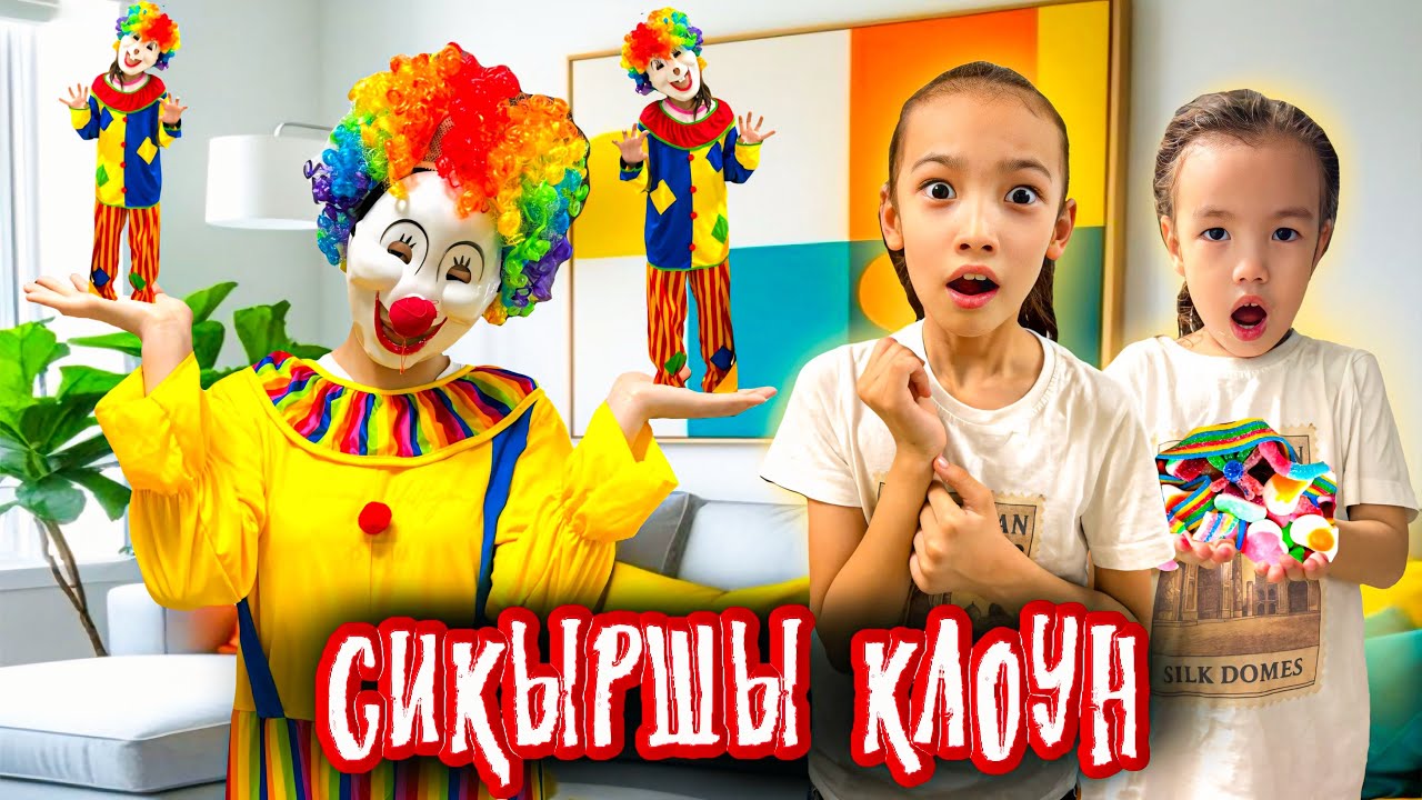 ҮЙГЕ СИҚЫРШЫ КЛОУН КІРІП КЕТТІ😱🤡 ҮЙДІ КЛОУНДАР🤡🤡🤡 ҚАПТАП КЕТТІ😱 ҚАЛАЙ ҚҰТЫЛАМЫЗ 😱🤯@АУЫЛДАНСӘЛЕМ 