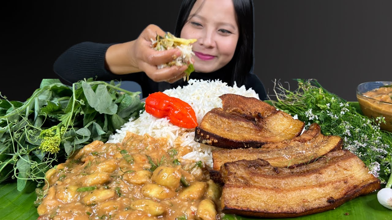 YONGCHAK EROMBA, PEAS SHOOT, PORK FRY 🔥🔥🔥 YONGCHAK EROMBA PART-1