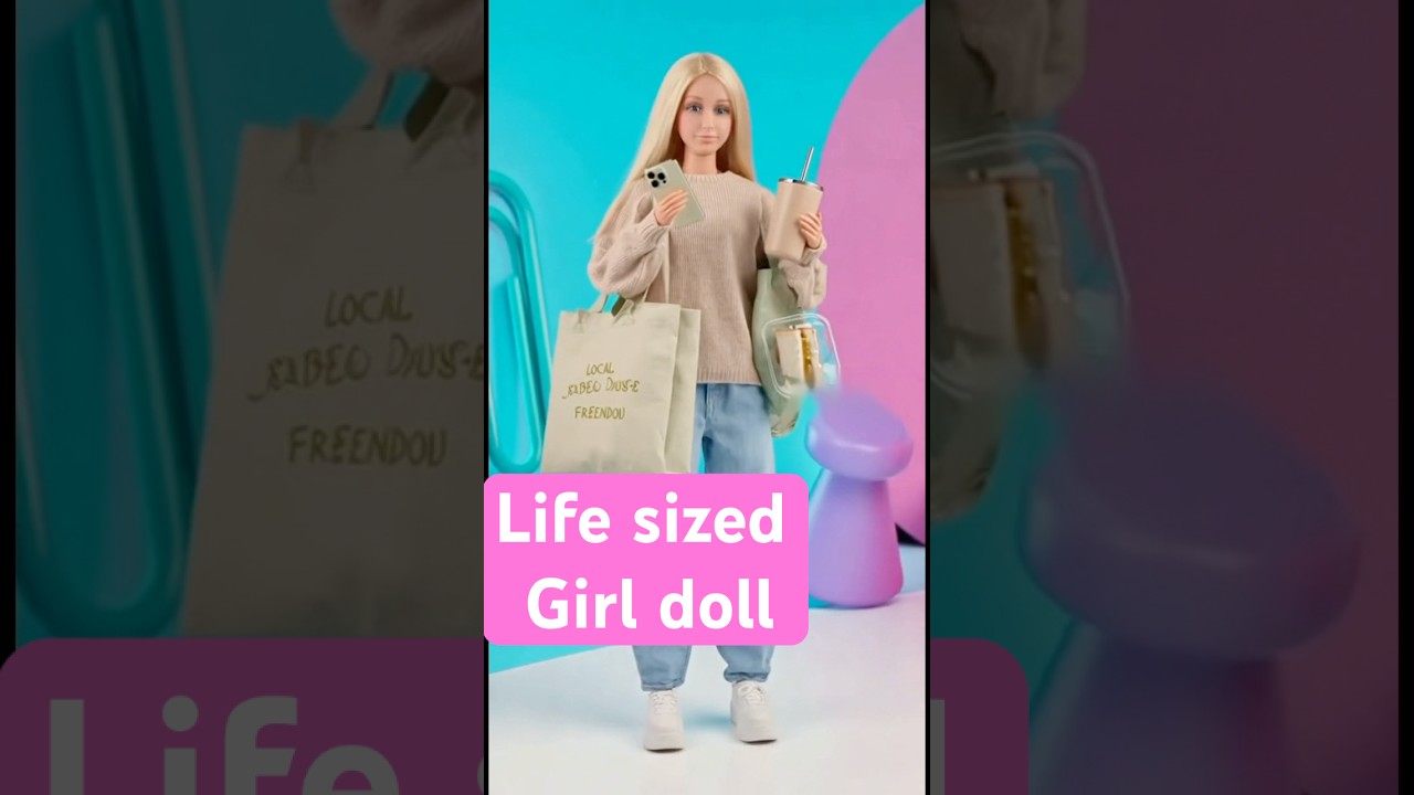 5 foot tall, life-size, white girl figure 