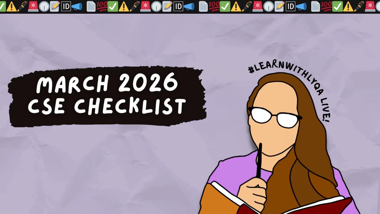 🚨 Final Checklist: March 2026 CSE