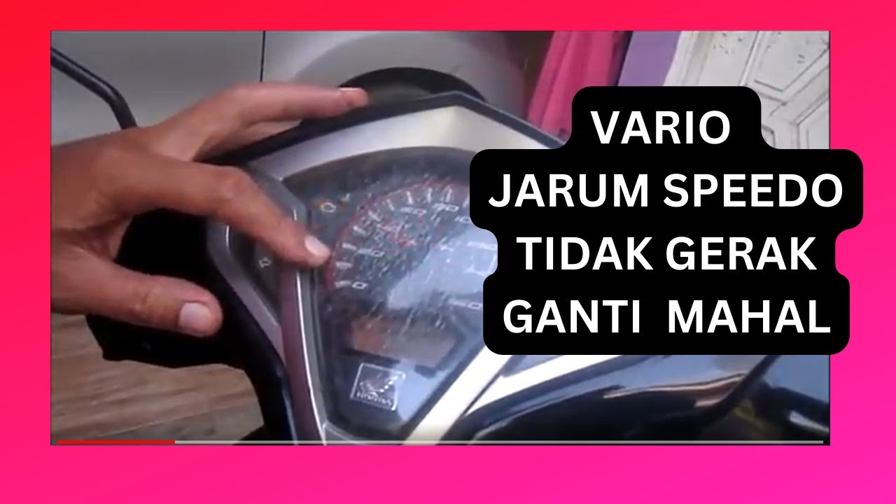 solusi jarum speedometer vario 125 / 150 yang mati