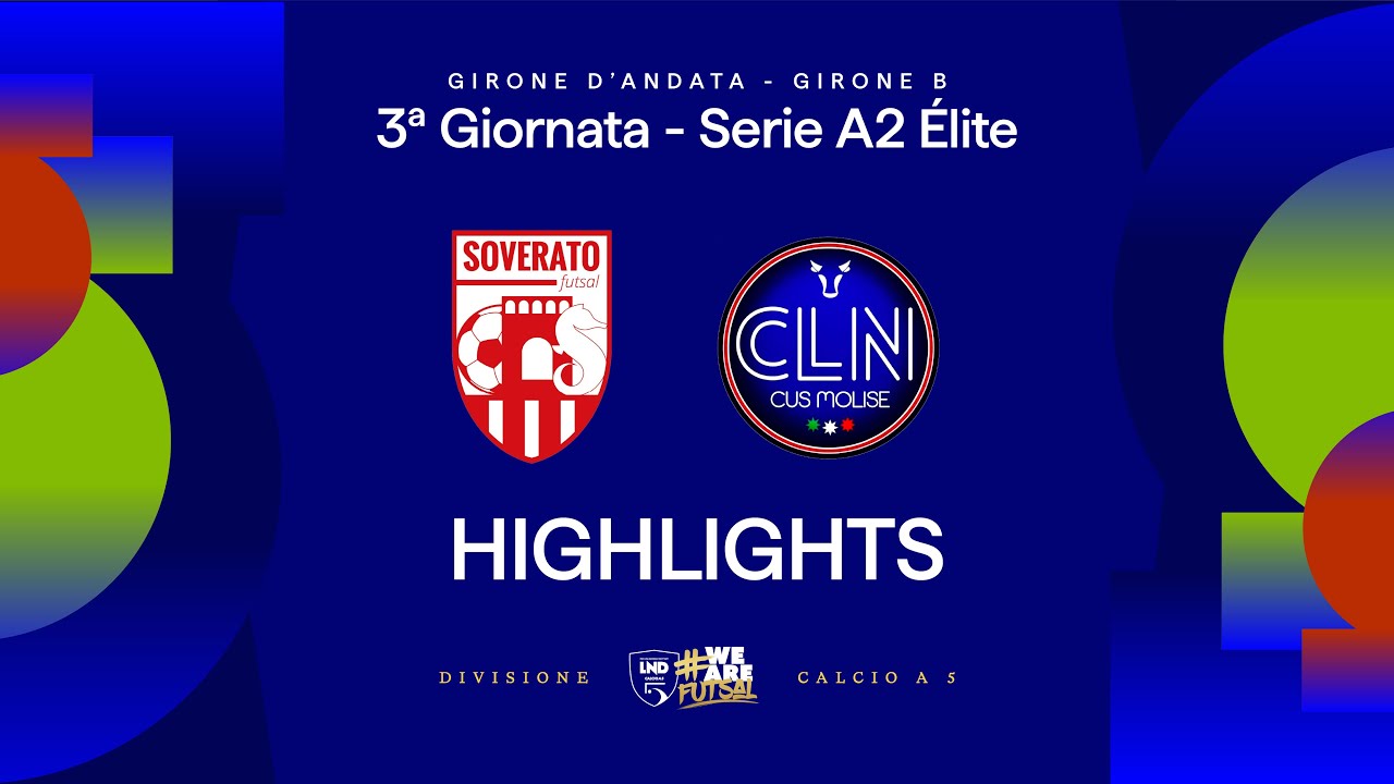 Soverato-CLN Cus Molise 7-6 | Gol e highlights | 3ª giornata | Serie A2 Élite 2025/2026