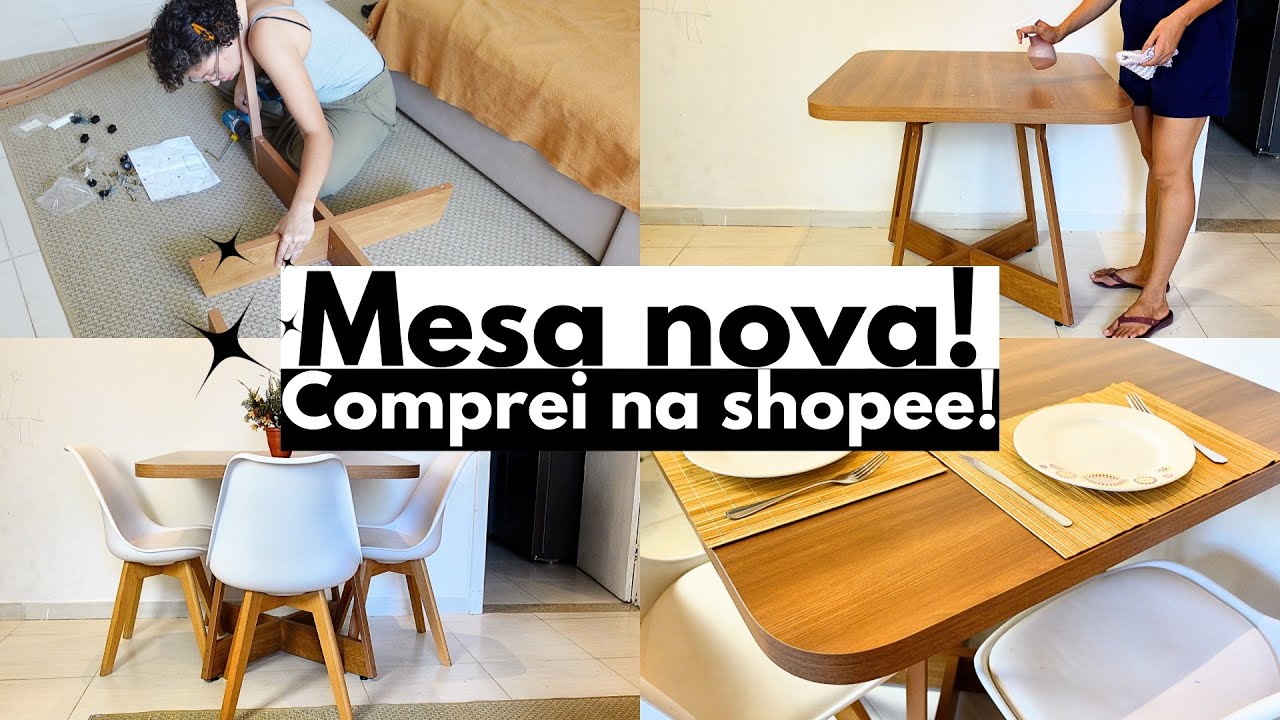 COMPREI UMA MESA NA SHOPEE