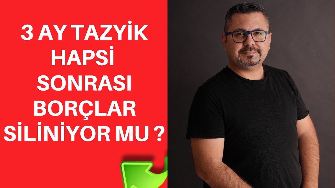 3 AY TAZYİK HAPSİ SONRASI BOR&Ccedil;LAR SİLİNİYOR MU ?