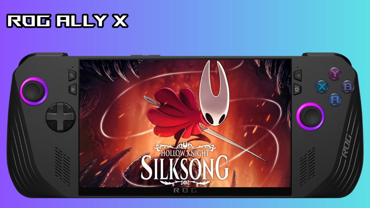 Asus Rog Ally X: Hollow Knight: Silksong Gameplay