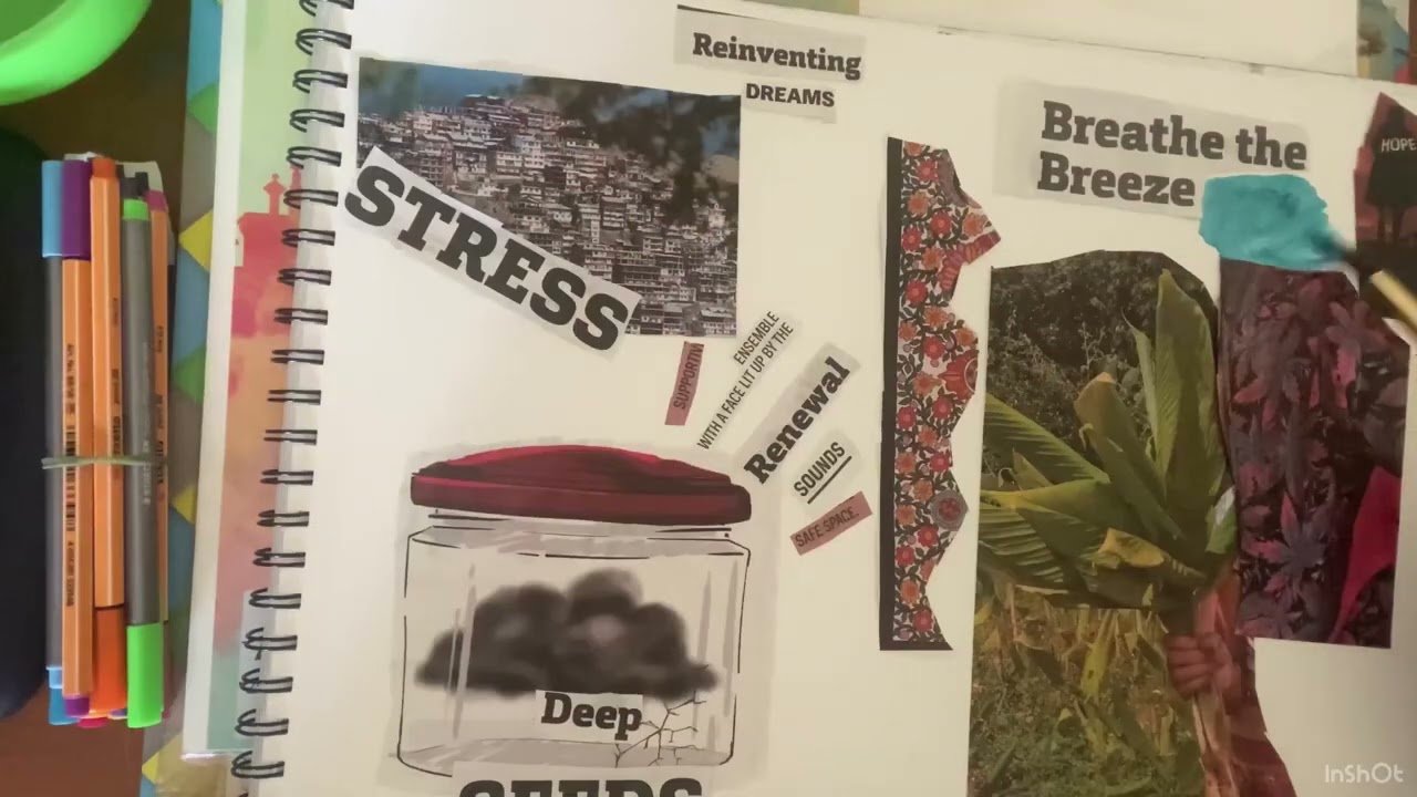 Collage making in art therapy