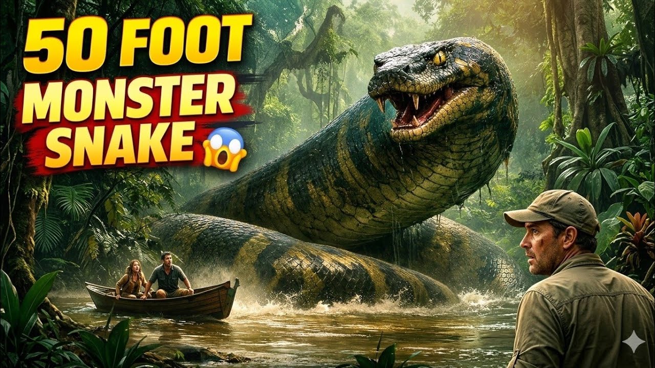 50 Foot Monster Snake Found in Amazon Jungle 😱