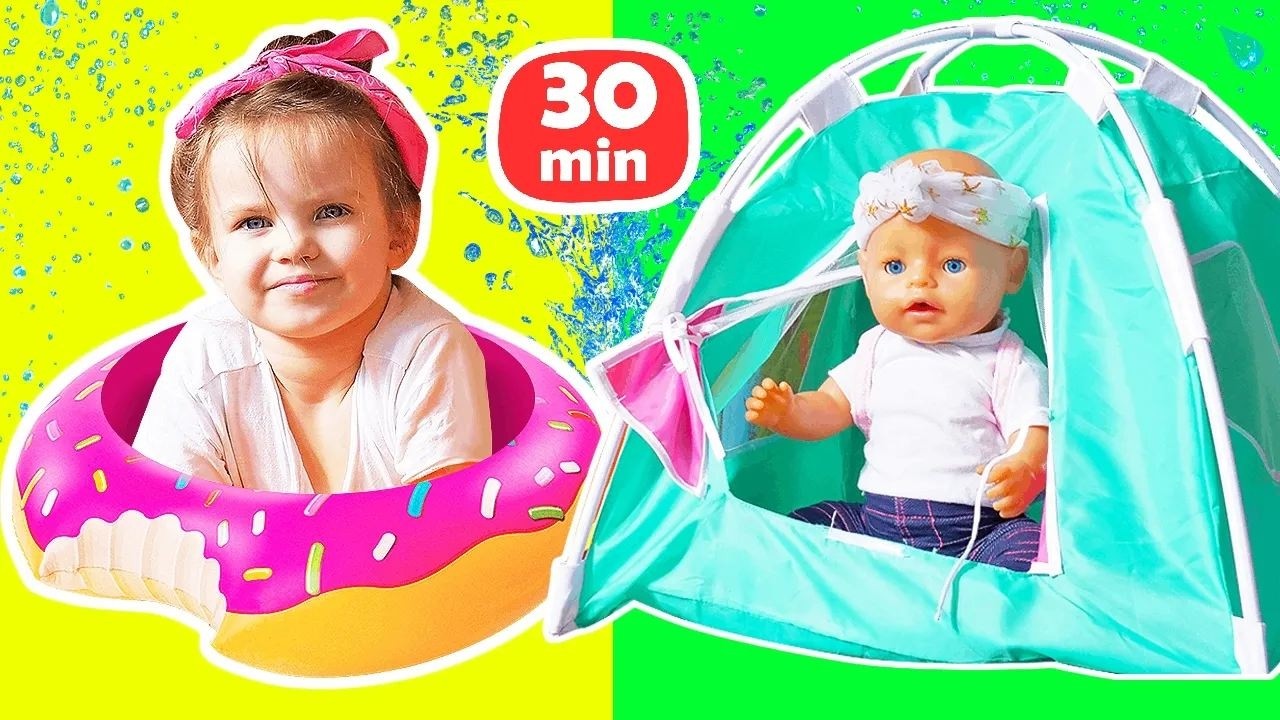 Les aventures amusantes de Maya et Lina. Compilation de jeux. Pour enfants