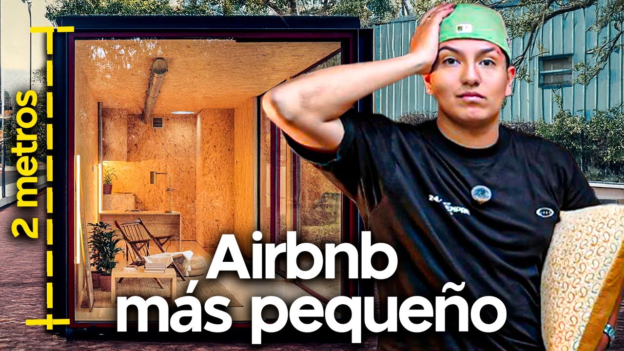 Visitando el Airbnb MÁS PEQUEÑO de COLOMBIA
