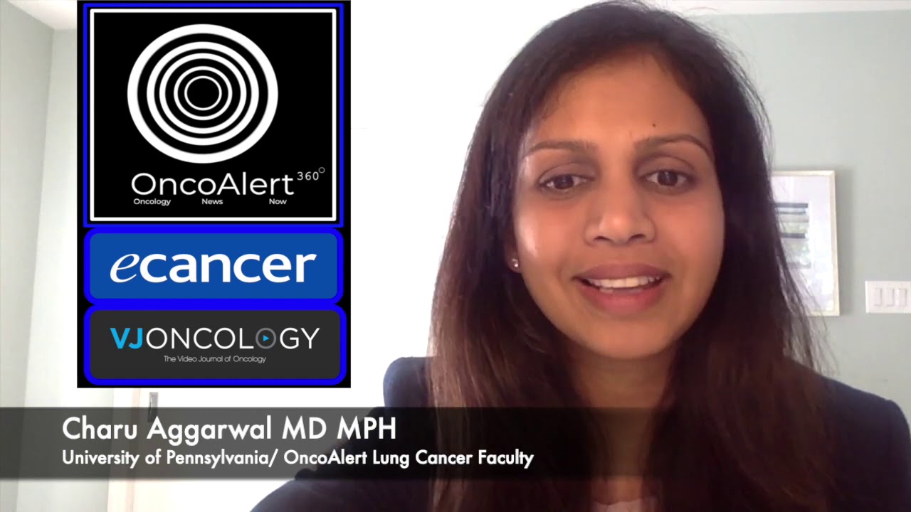 Charu Aggarwal MD MPH talks about CHECKMATE 9LA & CHECKMATE 227 for World Lung Cancer Day 2020