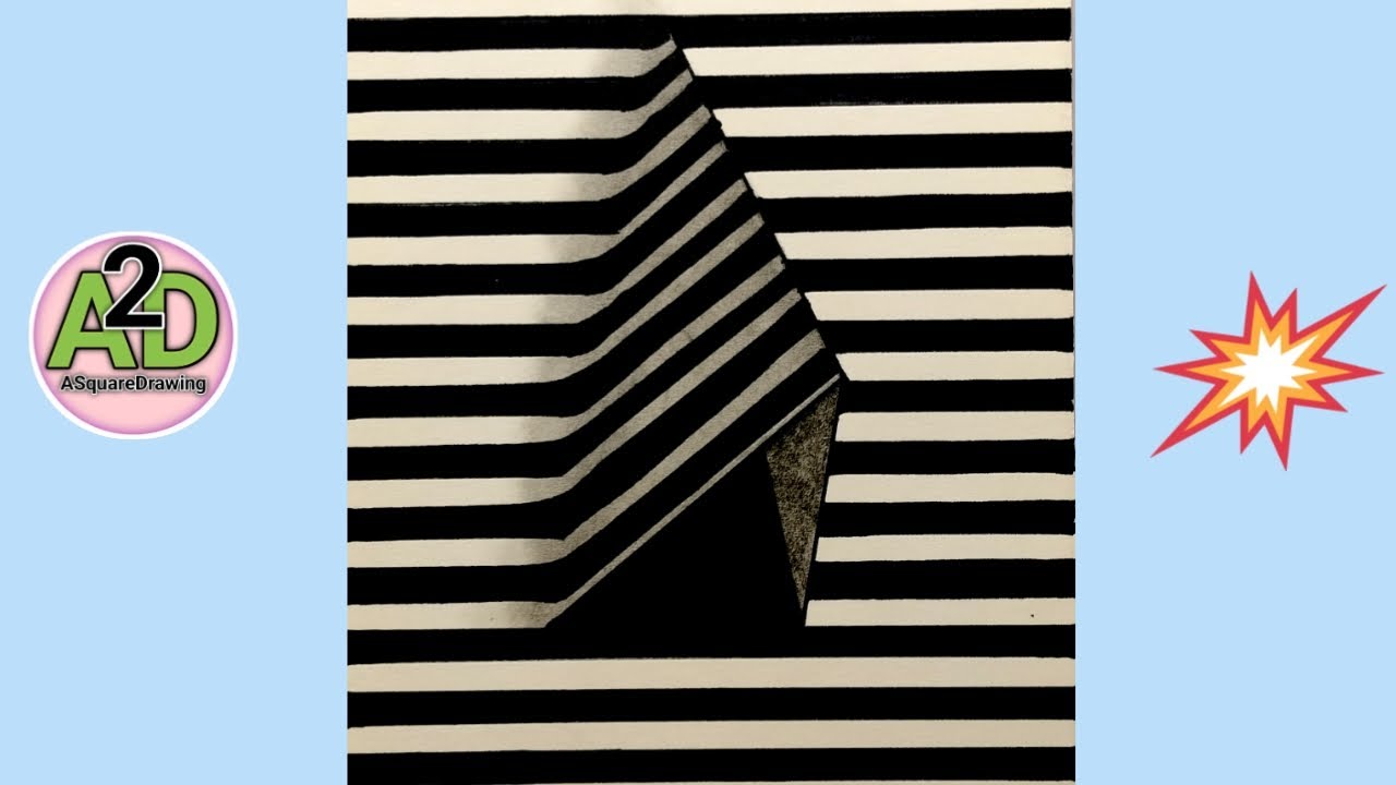 Illusion Drawing Tutorial-10 | illusion Drawing | How to Draw Illusion Art