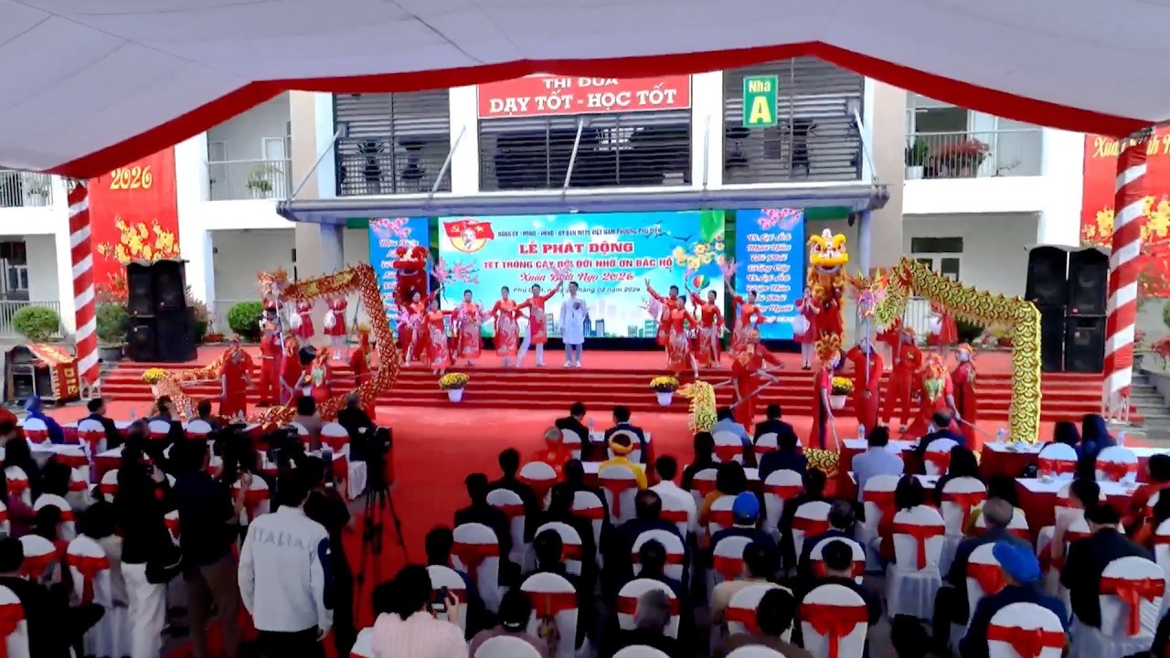 Lễ phát động Tết trồng cây đời đời nhớ ơn Bác Hồ xuân Bính Ngọ 2026 - Phường Phú Diễn