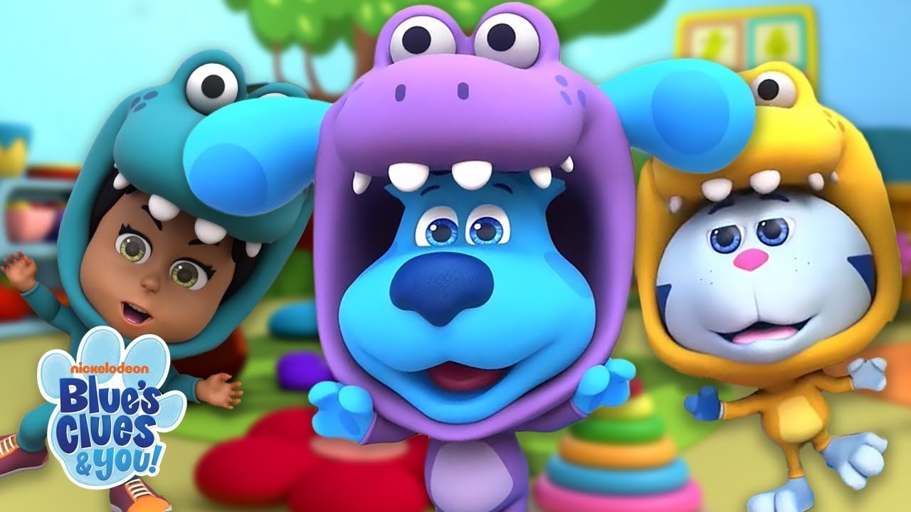 Dinosaur Song! 🦖 w/ Periwinkle | Nursery Rhymes & Kids Songs | Blue’s Clues & You!