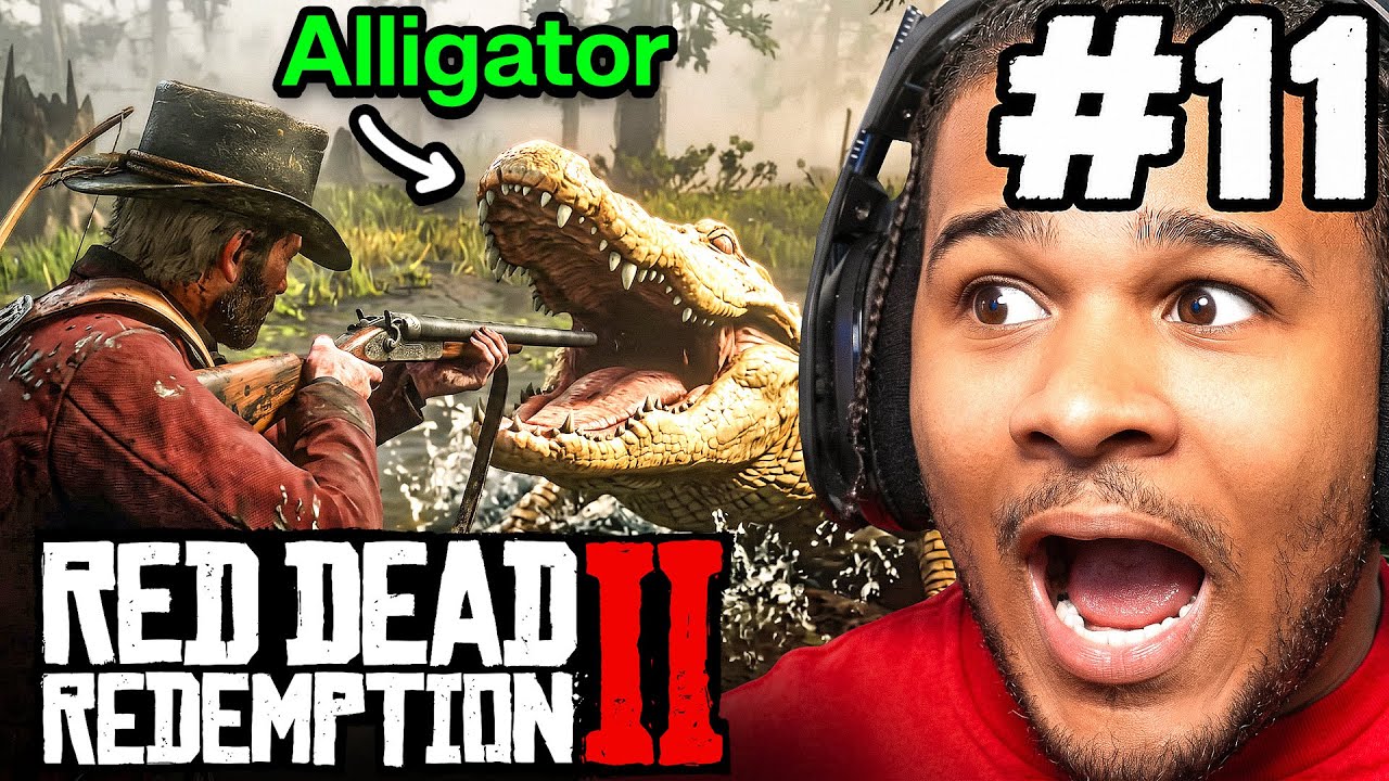 Attacked by an Alligator 🐊 | Red Dead Redemption 2 | Part 11